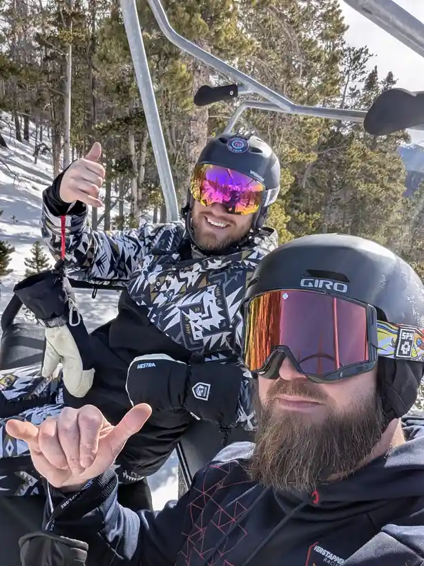 Sending Christmas Cheer from the Slopes!