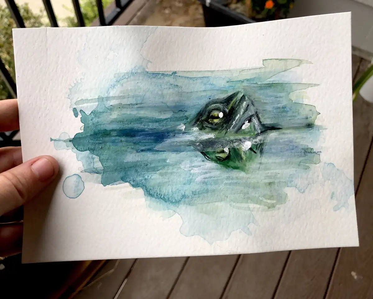 Check Out My Artistic Turtle Drawing!