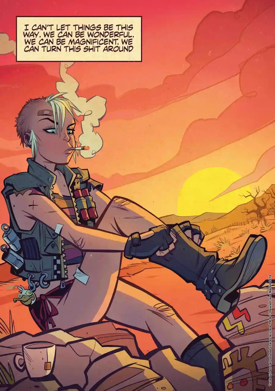 Tank Girl is always in the know!