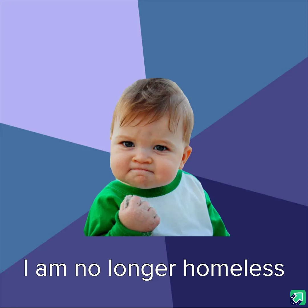 A baby with a determined, slightly smug facial expression and a clenched fist, wearing a green and white shirt, is set…