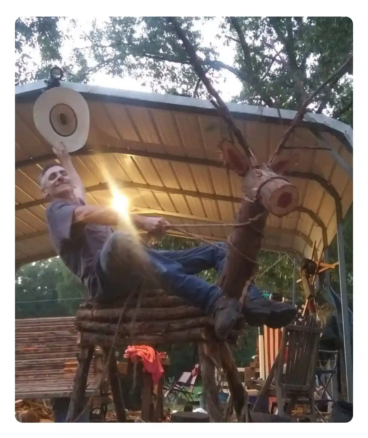 Reindeer on a Joyride: Holiday Fun!