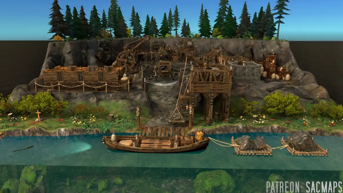 Explore Eduslin Quarry: Free DnD and TTRPG Maps