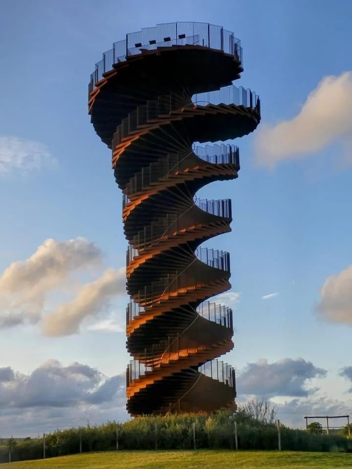 A journey up the winding staircase