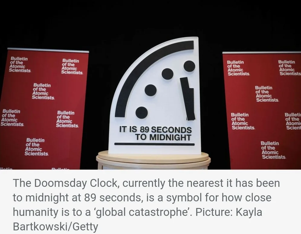 The Doomsday Clock: Just 89 Seconds to Midnight - Let's Push It Past 12!