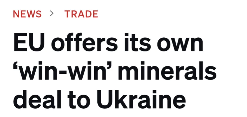 A screenshot of a news article headline in bold black text on a white background, with 'NEWS > TRADE' in red text above it…