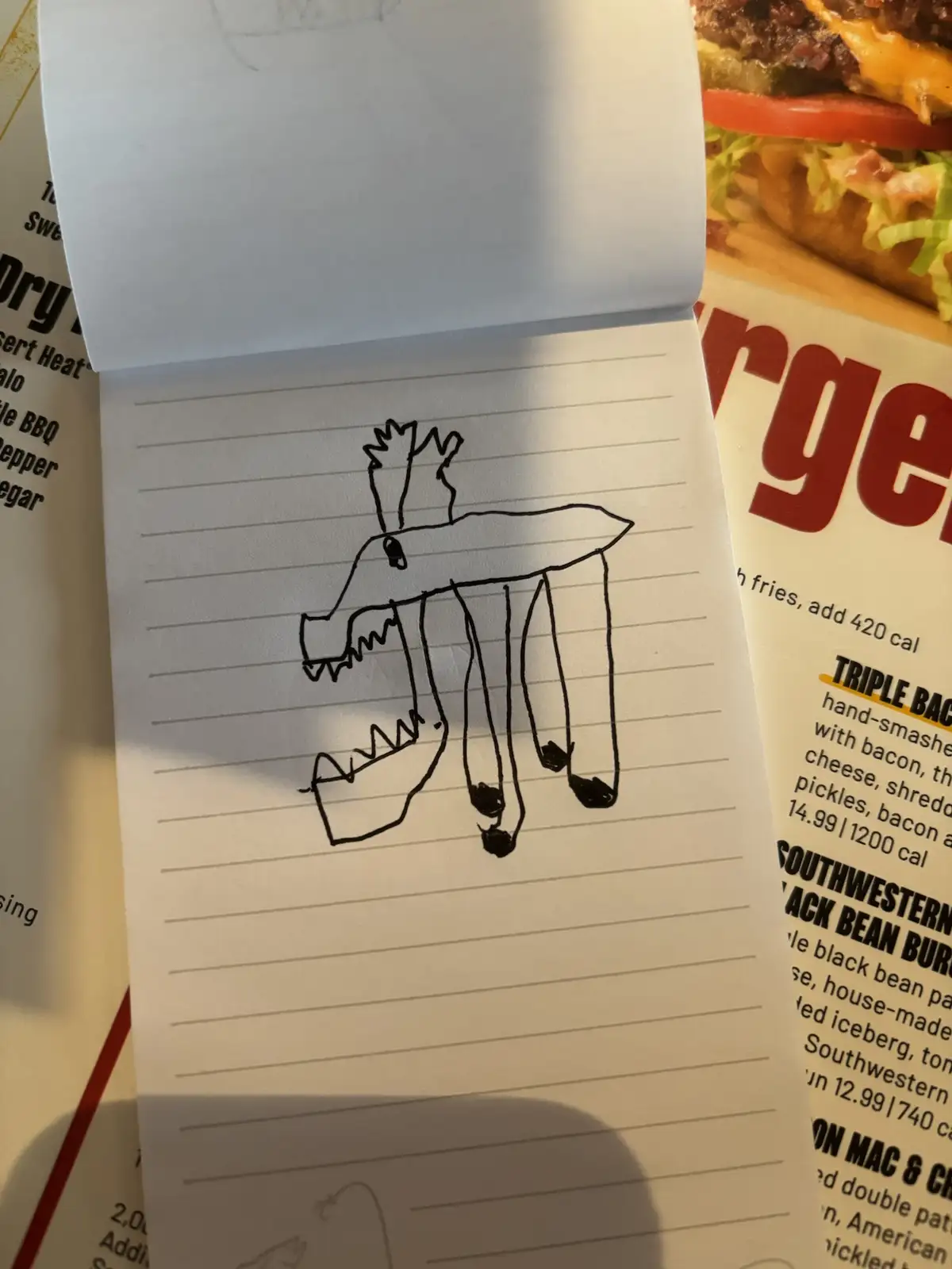 My Son's Adorable Moose Drawing