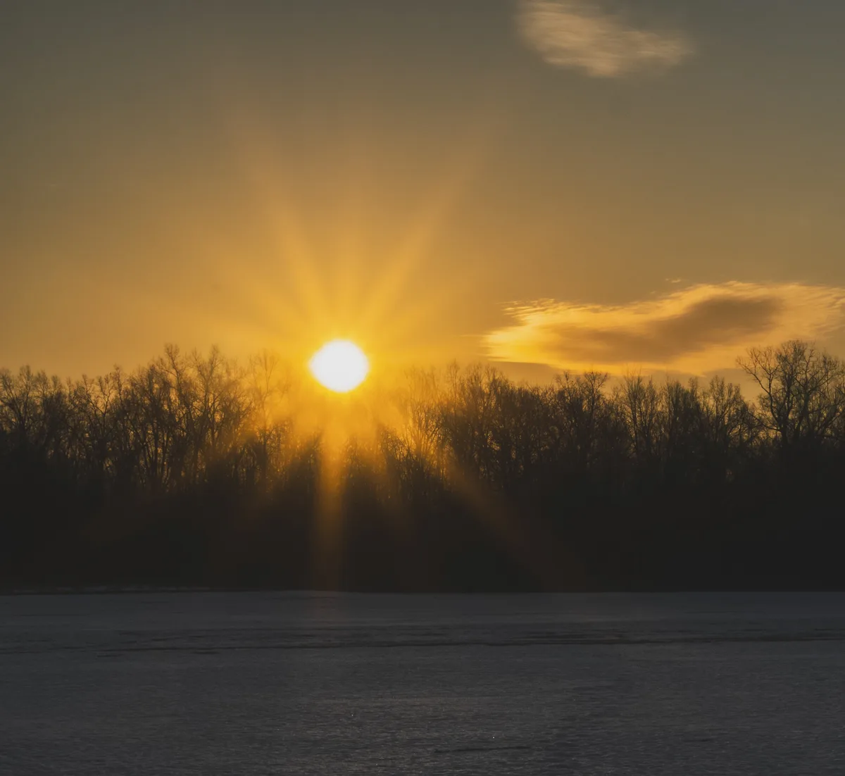 Tonight's Stunning Sunset Over Southern Michigan