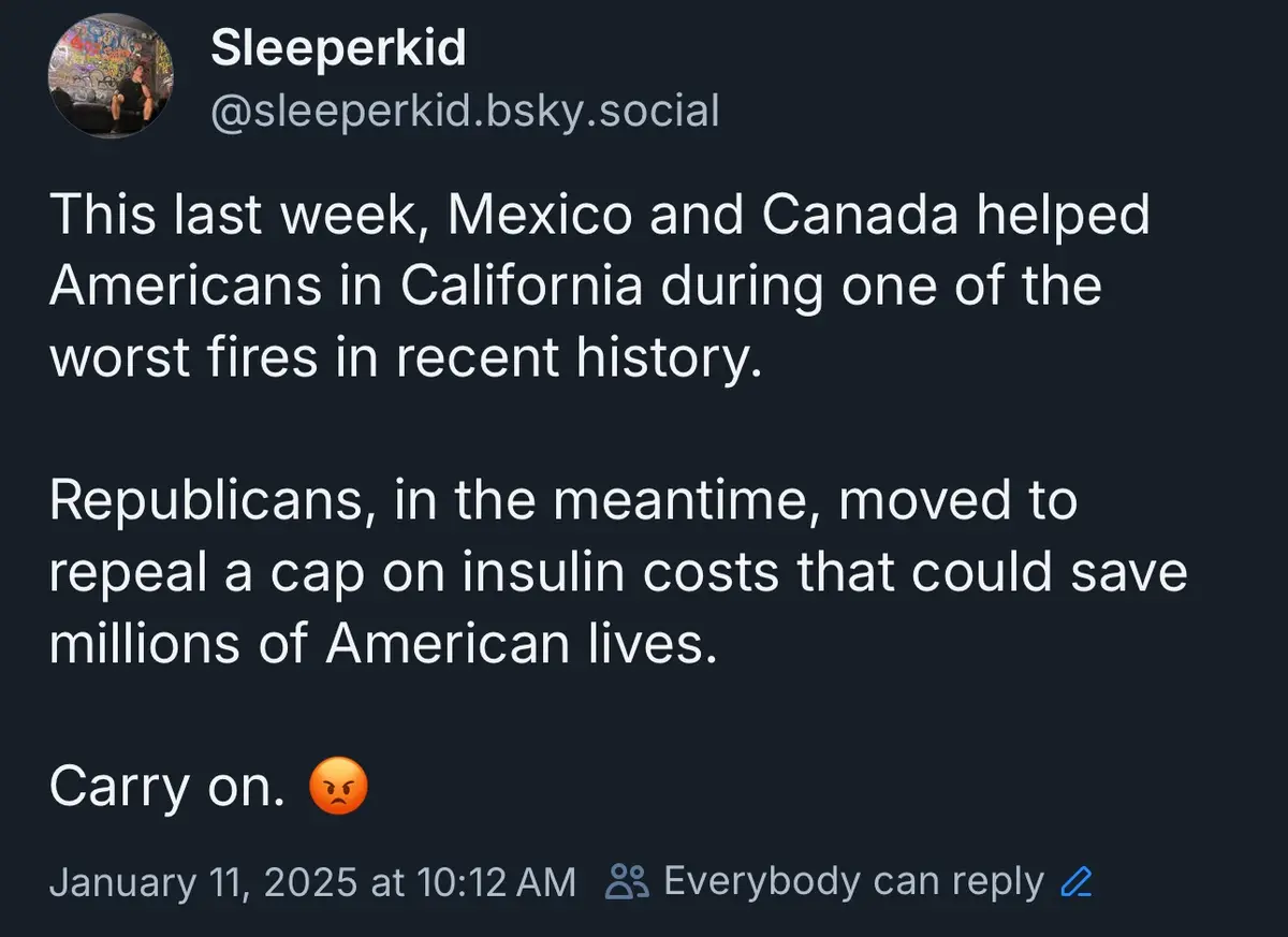 A screenshot of a social media post by 'Sleeperkid' on a dark background, featuring white text that contrasts with the dark…