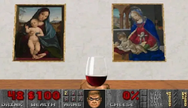 Could DOOM Really Run an Art Gallery? Let's Find Out!