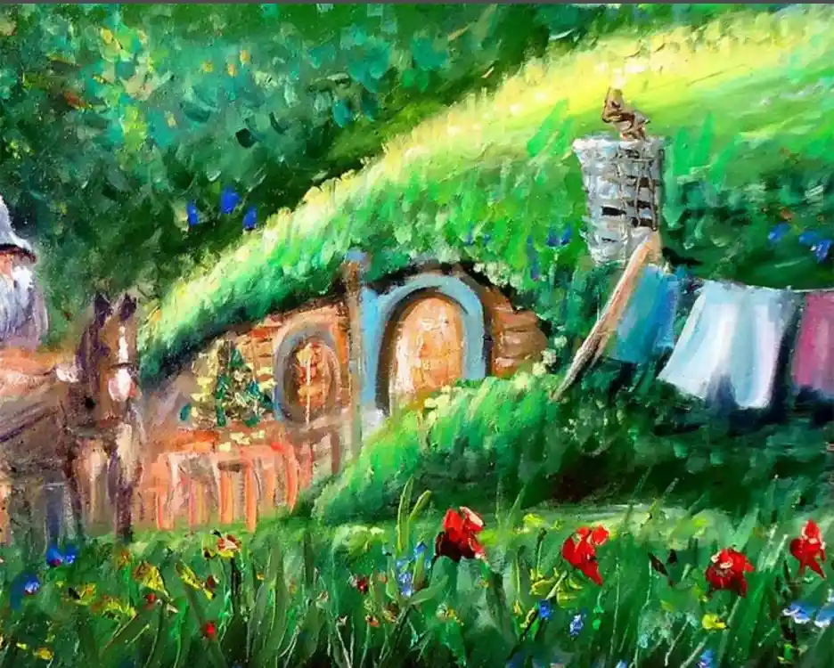 My Artistic Take on a Shire Landscape