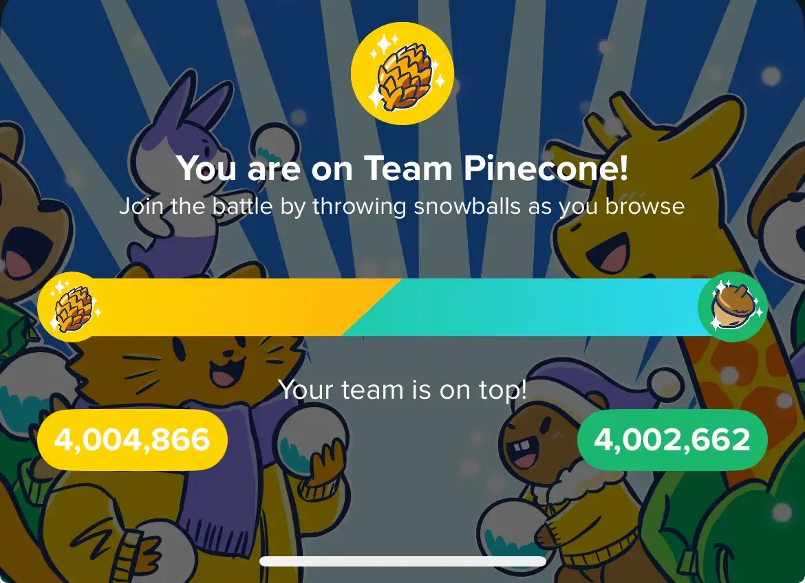 Hail to the Mighty Pinecones!