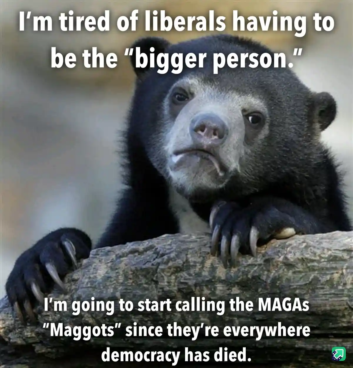 I know, it's an insult to maggots!