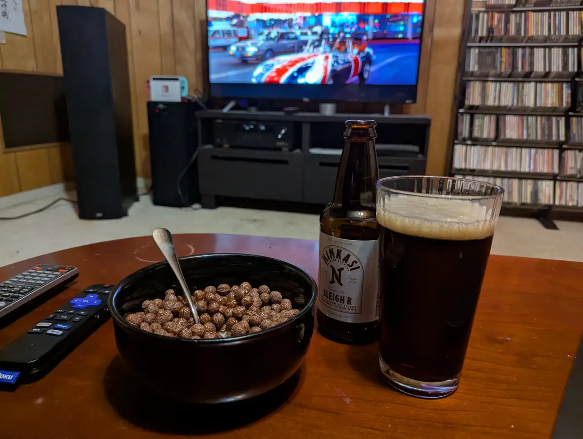 A classic case of 'boy dinner'!
