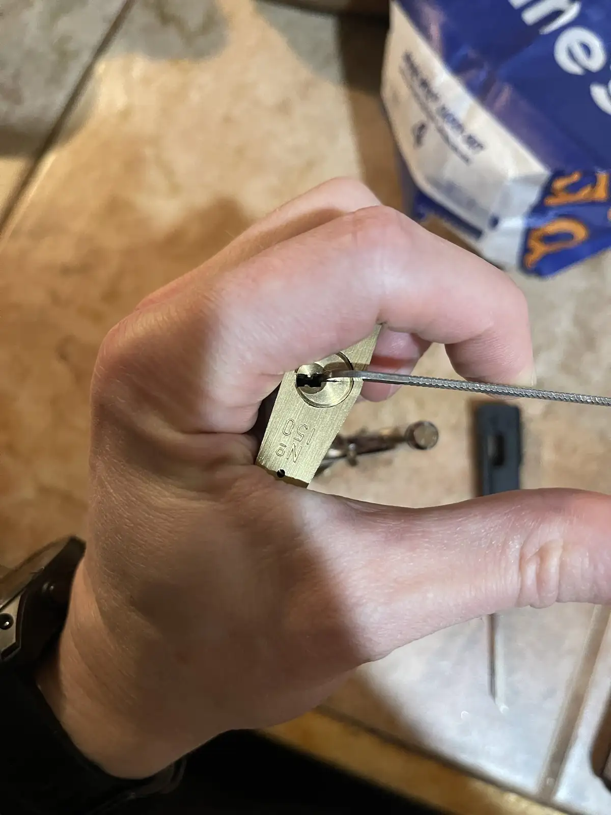 Request for an Orange Belt - Master Lock 150 Edition