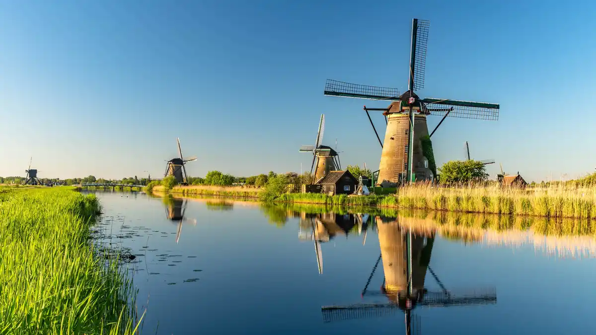 In 1738, the 19 windmills of Kinderdijk in the Netherlands started spinning, transforming a six-foot-deep salt swamp into…