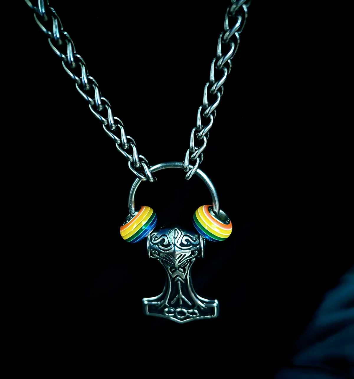 Check out my hammer, now adorned with rainbows!