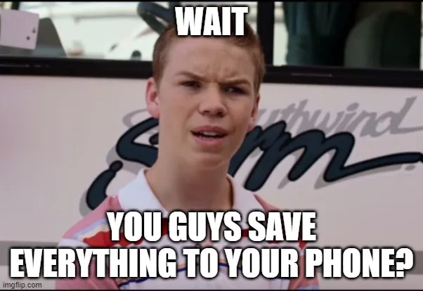A young man with a confused and slightly disgusted expression looks at the camera. The image has white bold text overlaid…