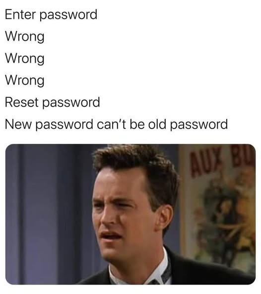 A still image of the character Joey Tribbiani from the TV show 'Friends' looking frustrated and confused. The overlaid text…