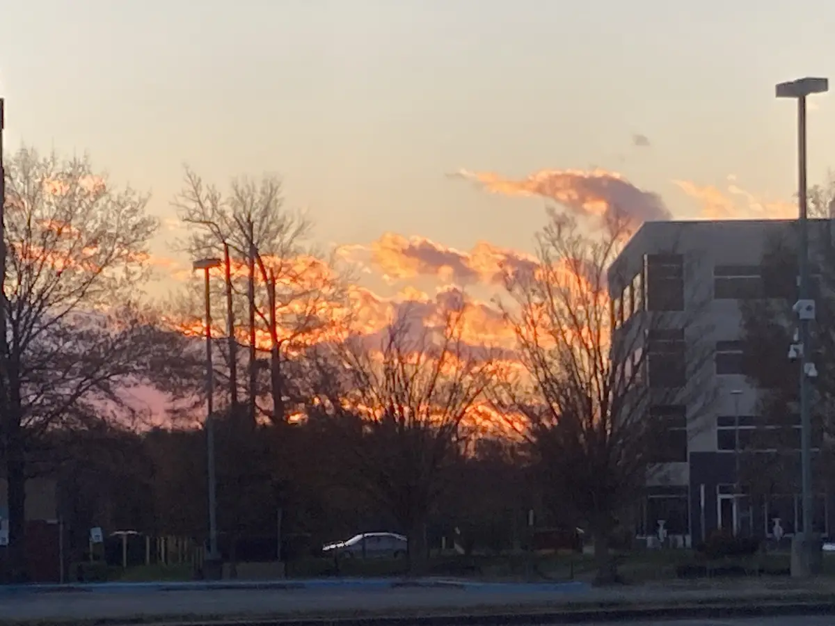 Breathtaking Fiery Clouds: Nature's Stunning Canvas