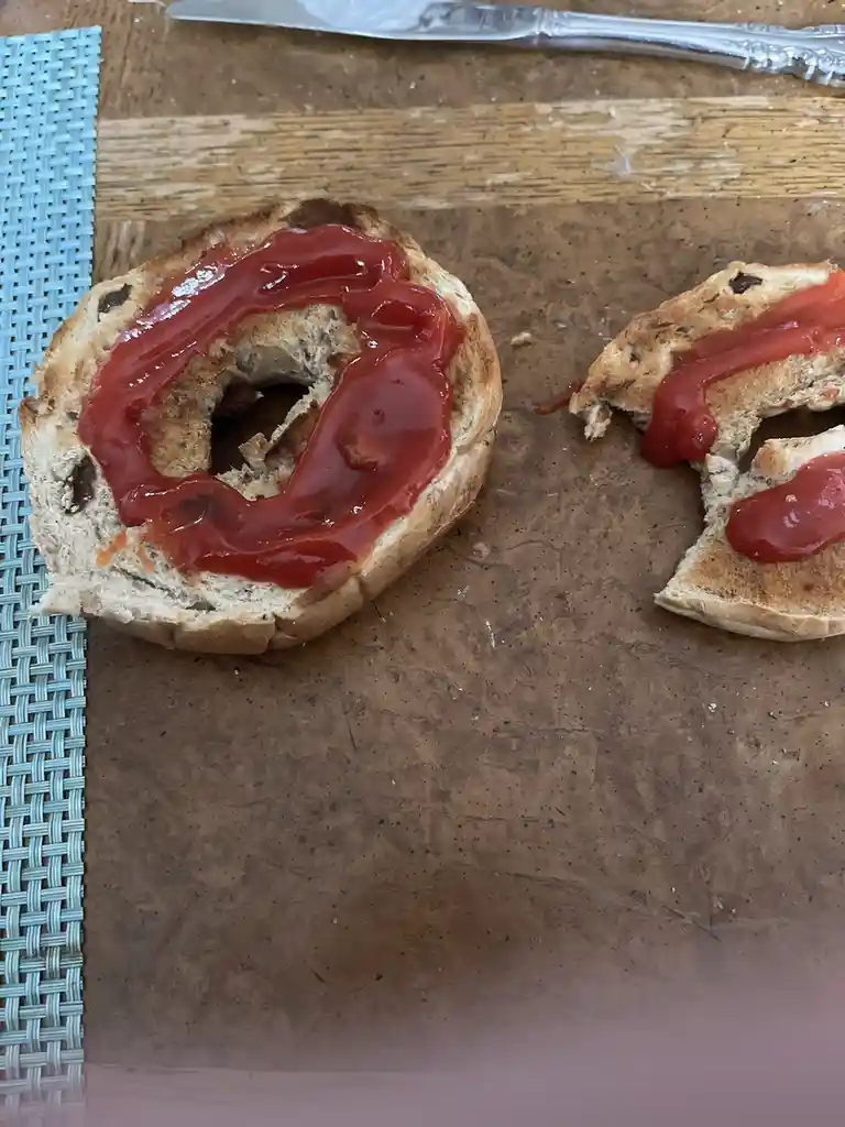 Ketchup on a Bagel? That's a Culinary Crime!