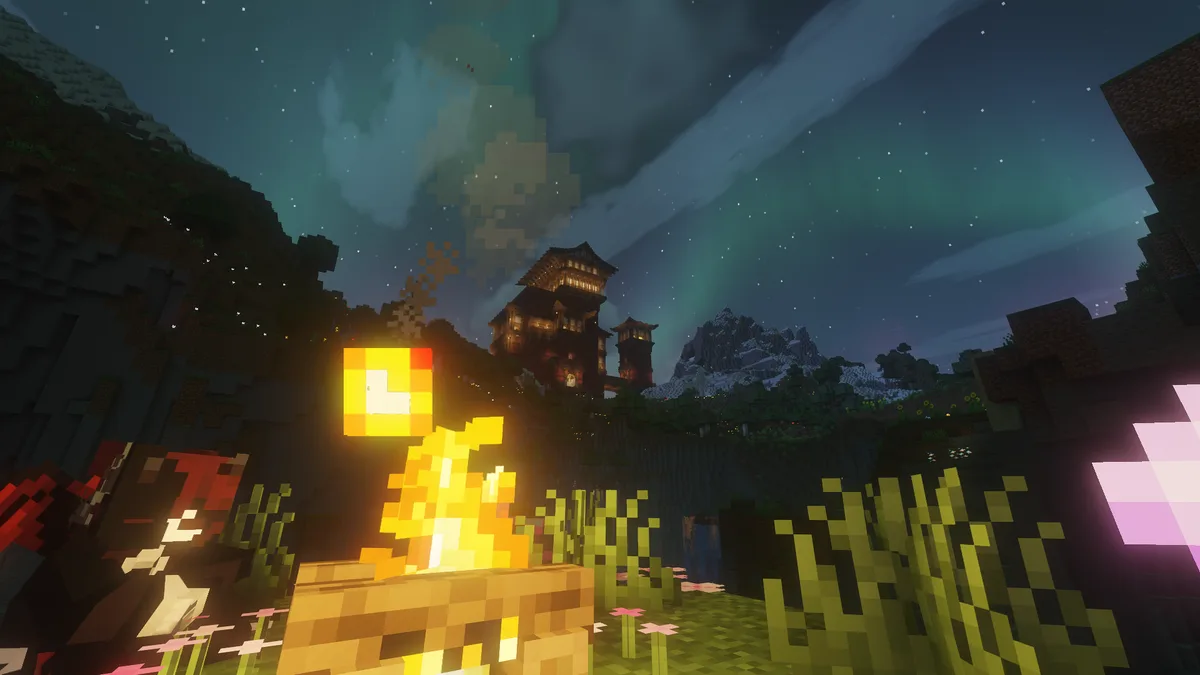 Stunning Minecraft Japan Wallpaper