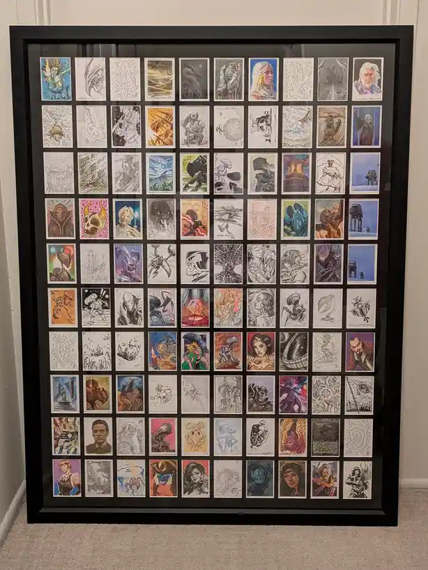 Framed Magic: The Gathering Artist Proof Deck - A Collector's Dream