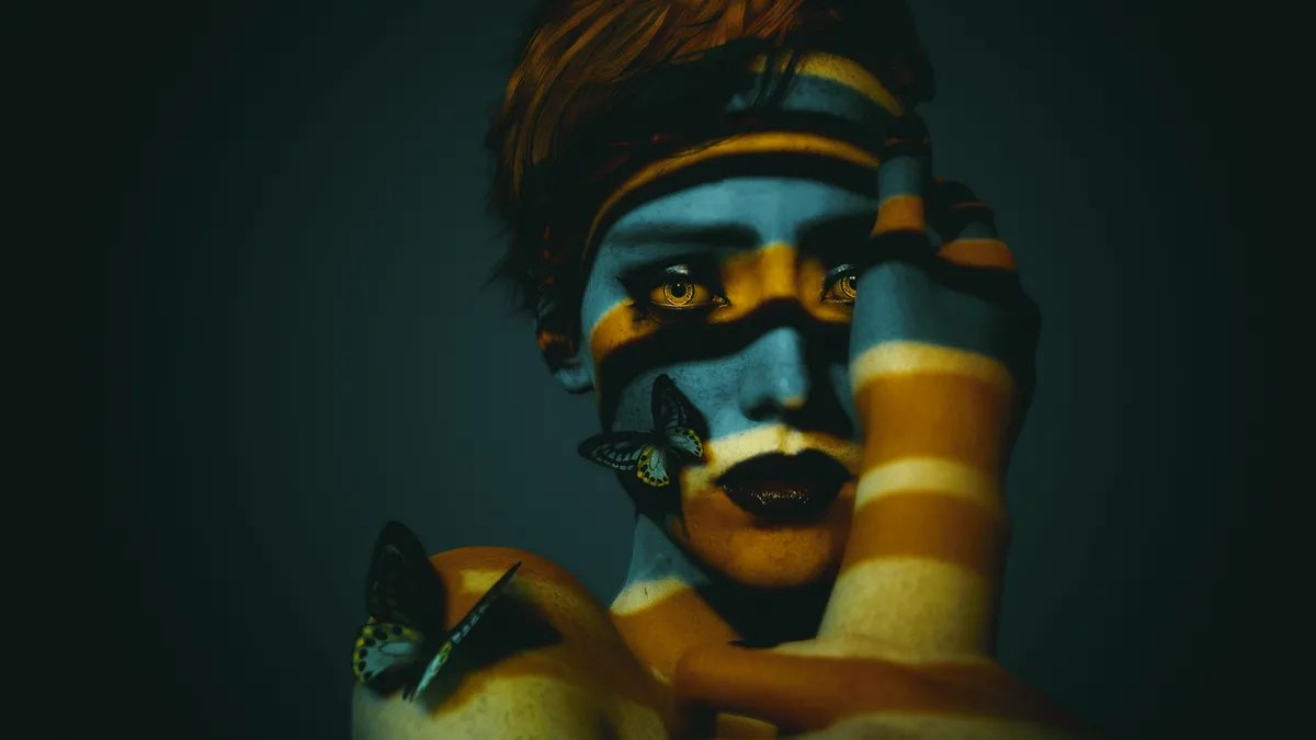 Lighting Experiments featuring Aurore Cassel