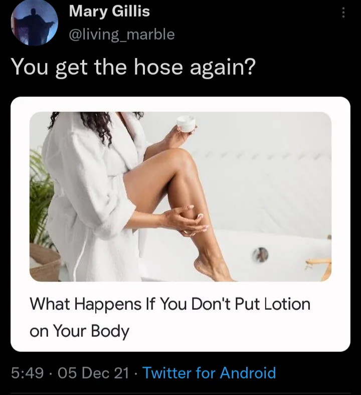 Would you moisturize me? Because I definitely would!