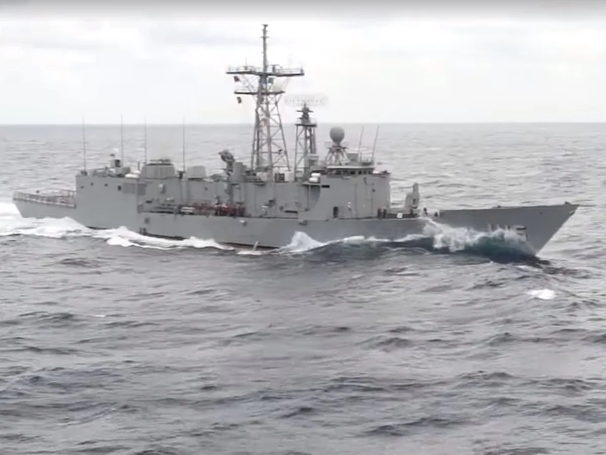 Taiwan Navy Battling the Elements