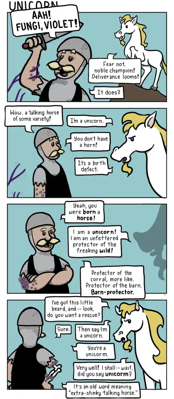 Converse with the Unimaginable: Unicorn Edition