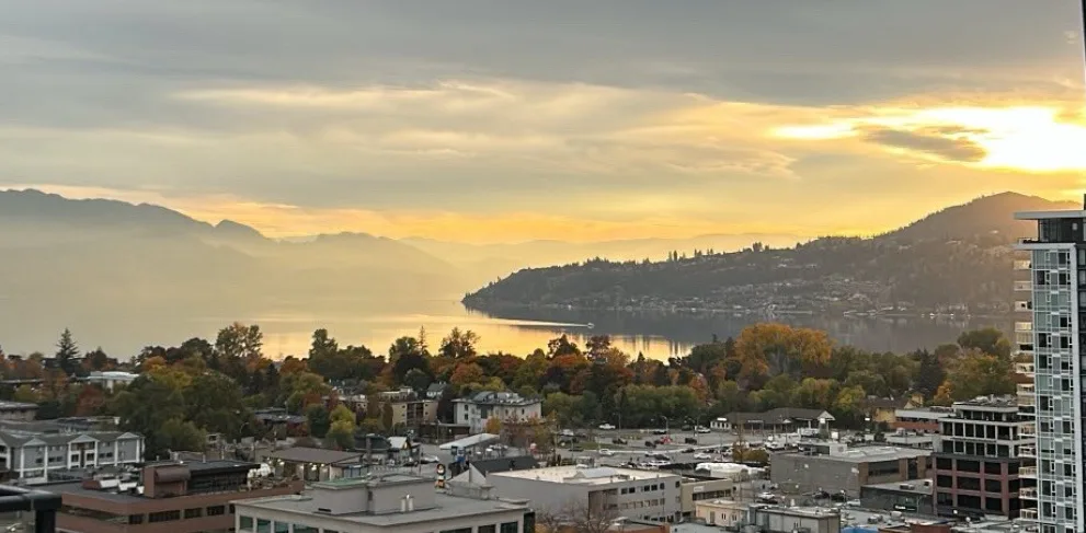 Breathtaking autumn sunset