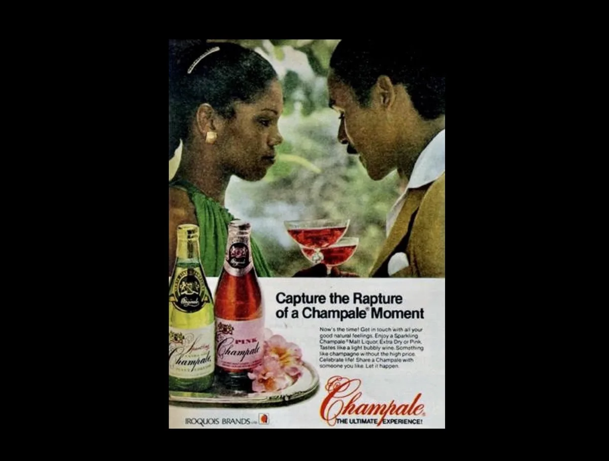 Throwback to a 1970s Champale Advertisement