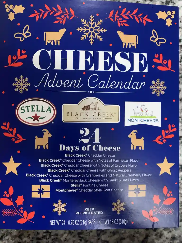 Cheese Advent Calendar: Day 1 Celebration