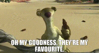 A compilation of six identical frames showing a cartoonish, green-skinned, bipedal creature with large eyes and a long…
