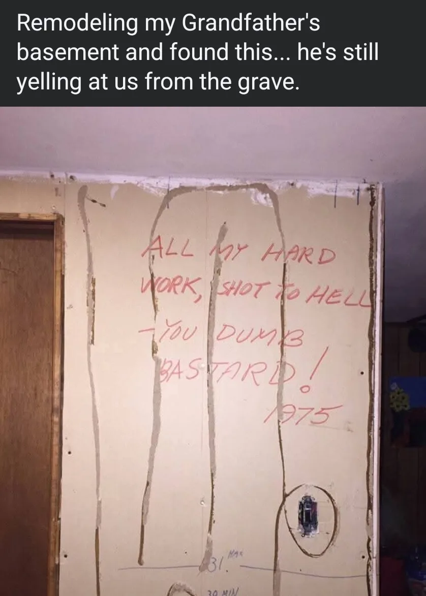 A Haunting Regret from Beyond