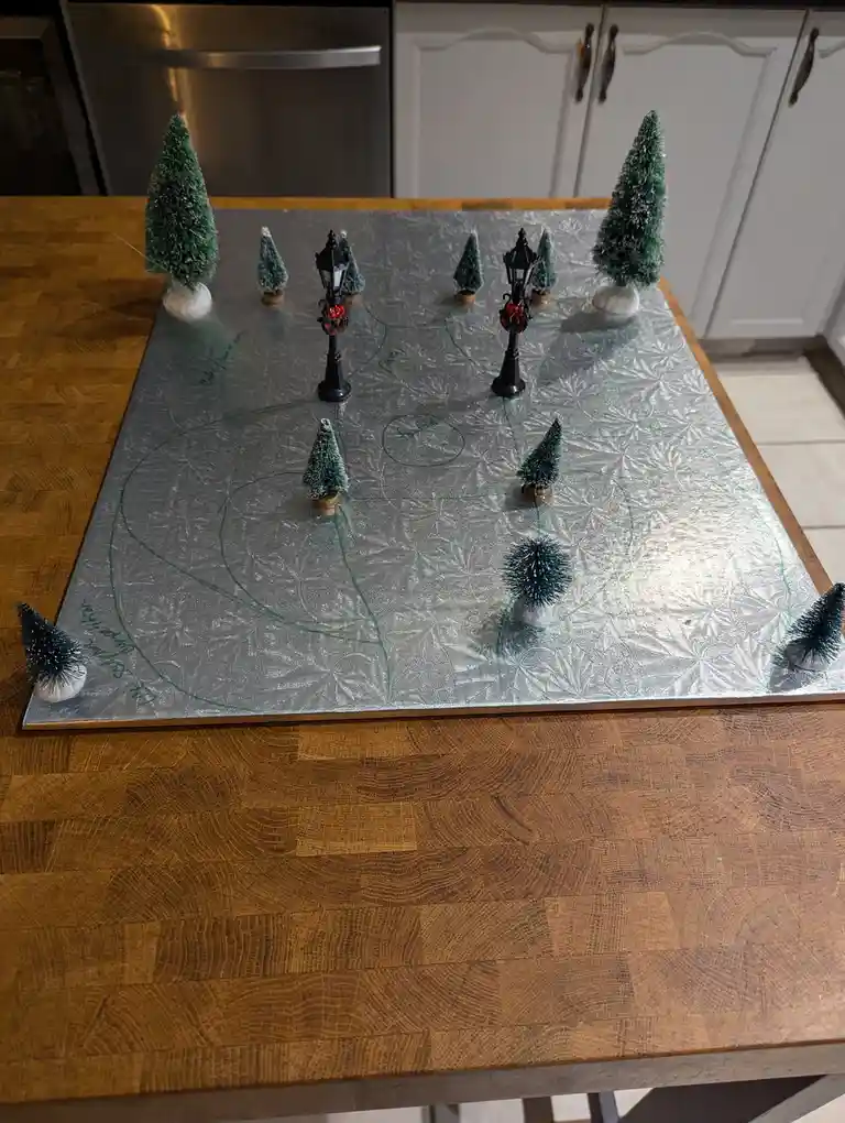 Epic DnD Battle Map for a Winter Wonderland Adventure