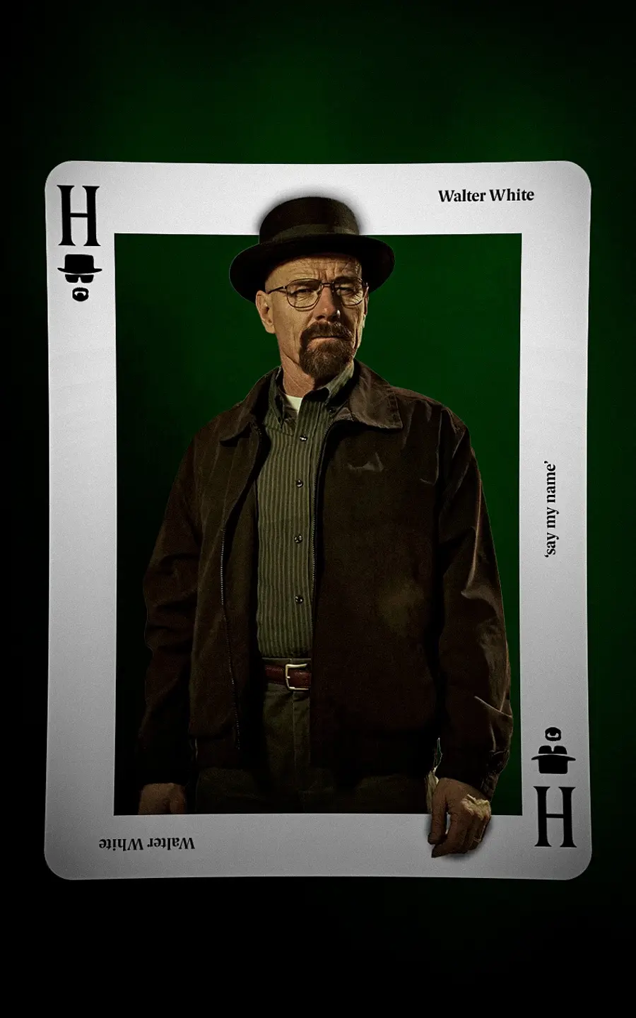 Breaking Bad Poster: The Iconic Walter White Card