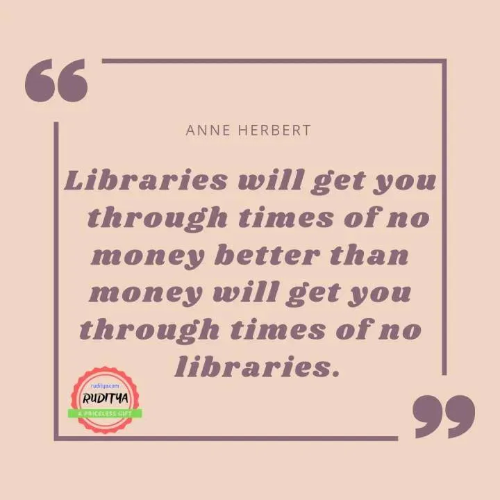 A quote attributed to Anne Herbert is displayed in a stylized text box with large quotation marks at the top left and bottom…