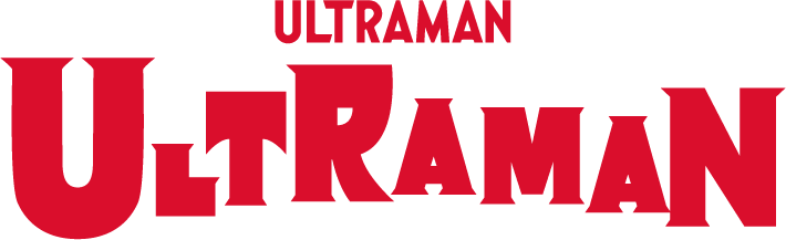 The image displays the iconic red 'ULTRAMAN' logo, featuring bold, stylized lettering with a slight 3D effect and a black…