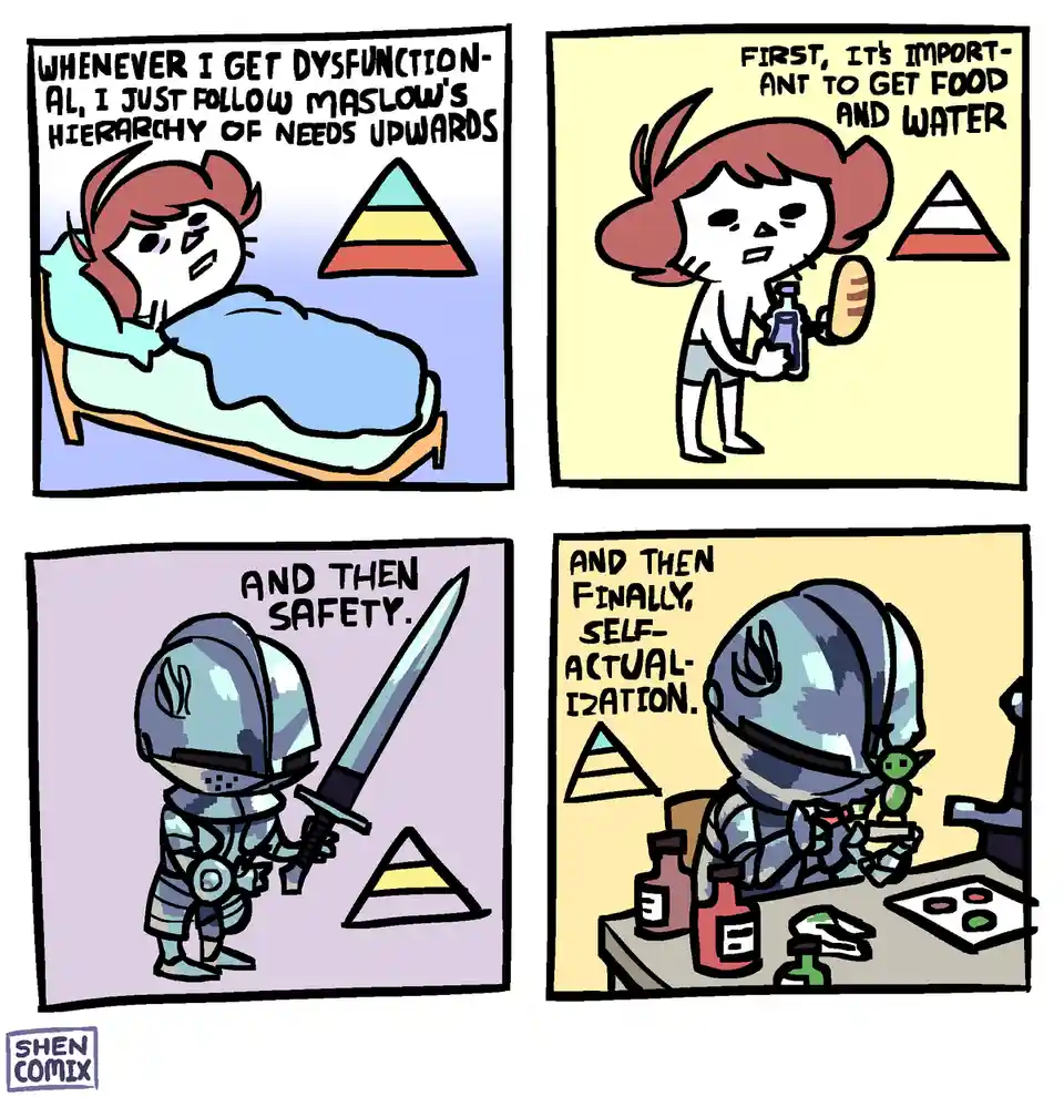 Exploring the Hierarchy of Needs: A Creative Take