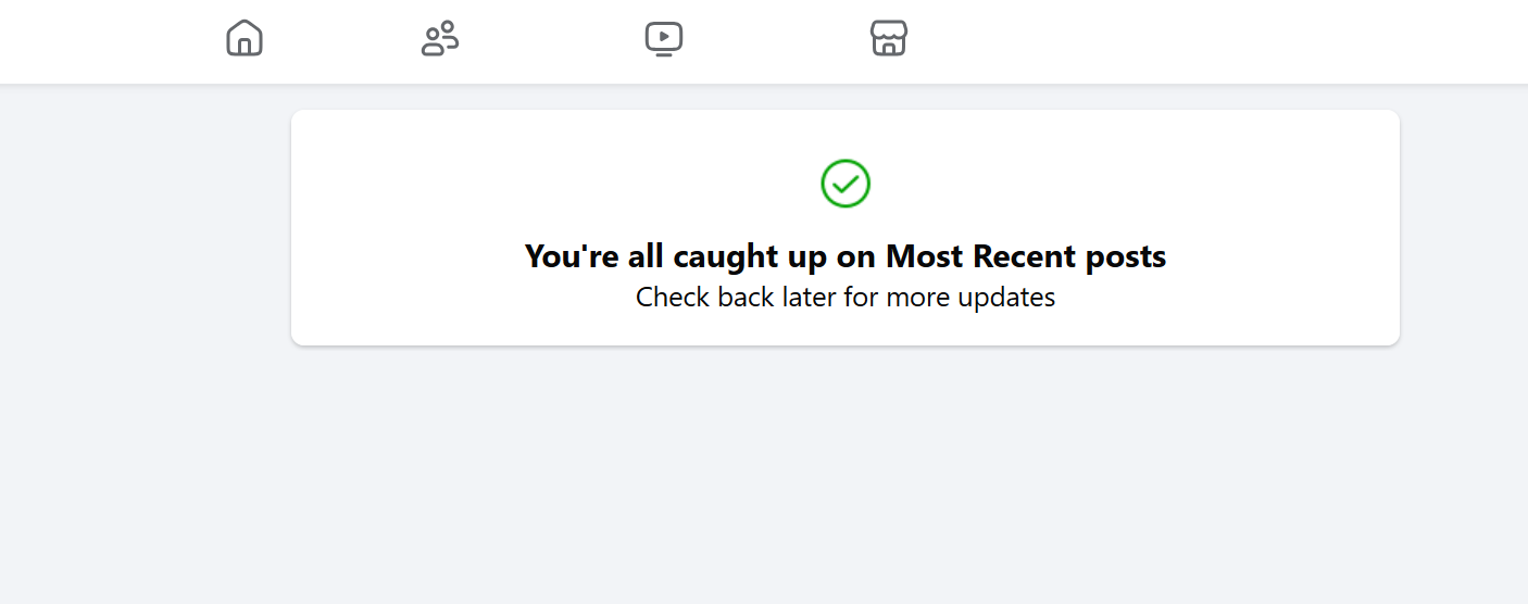 A screenshot of a minimalist app interface showing a white notification box with a green checkmark icon. The text inside…