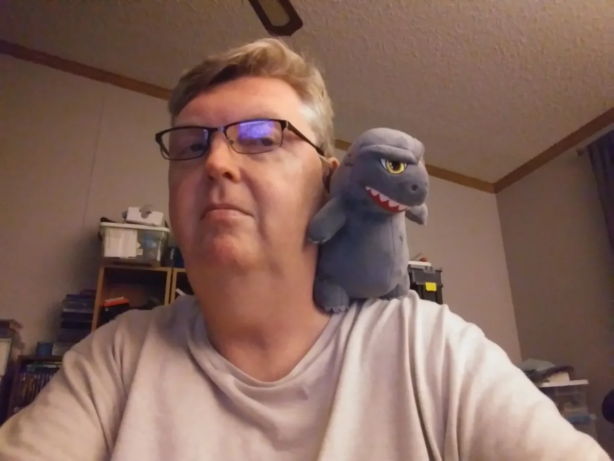 Me and my giant emotional support kaiju!