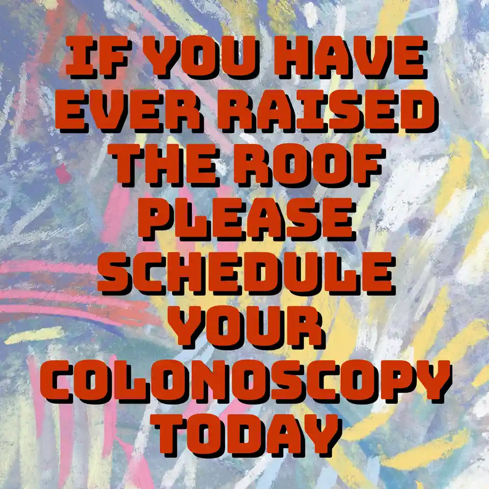 The image features bold, orange, blocky text with a black outline centered over a colorful, abstract background resembling…