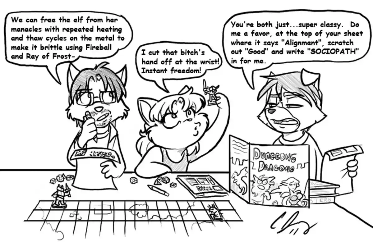 Adventures in Dungeons and dealing with Psychos