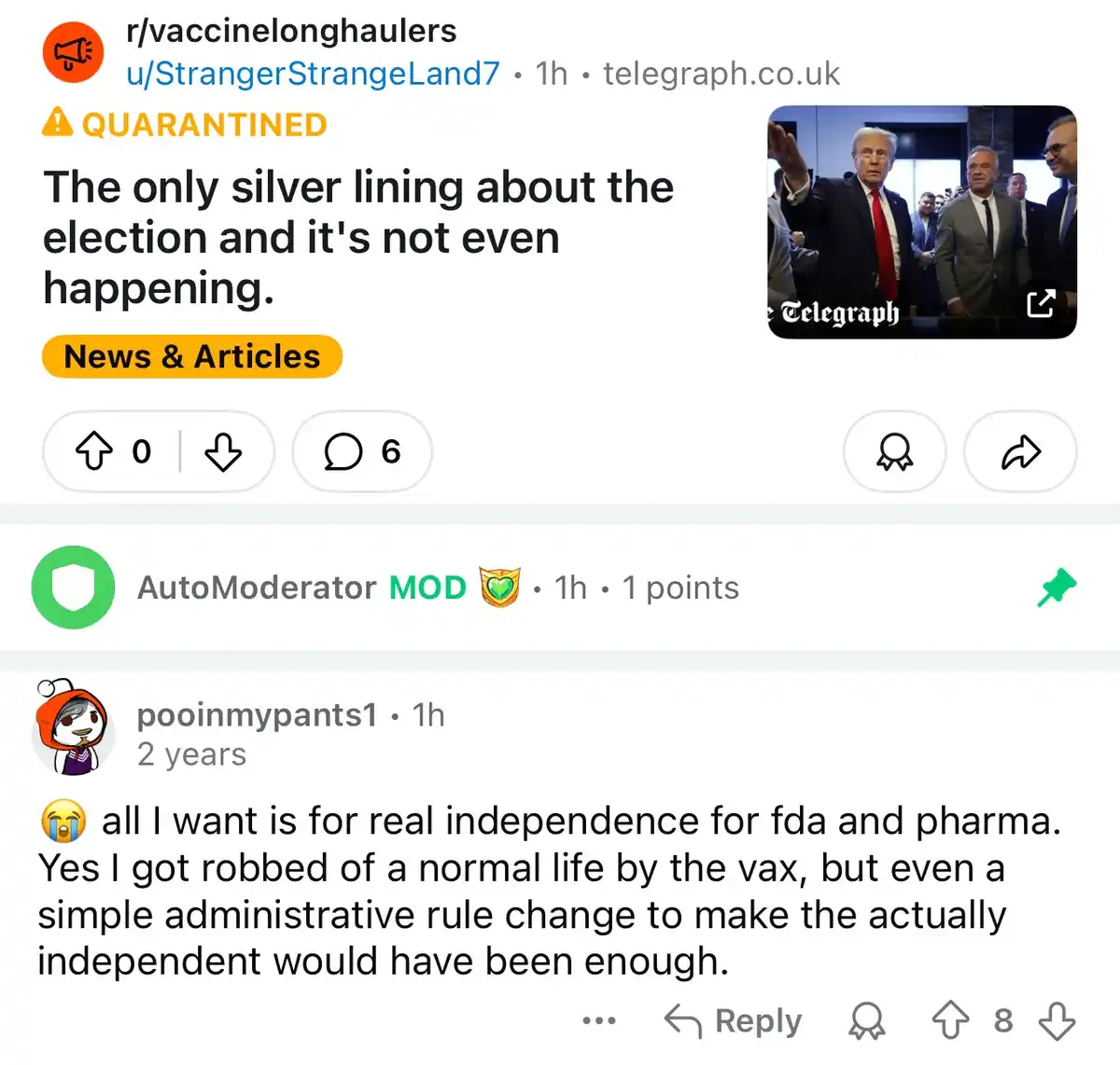 Vaccine Deniers Face the Inevitable Disappointment