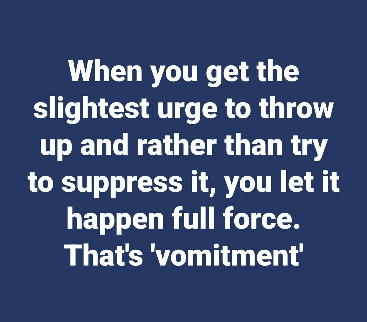 The True Meaning of Vomitment Explained