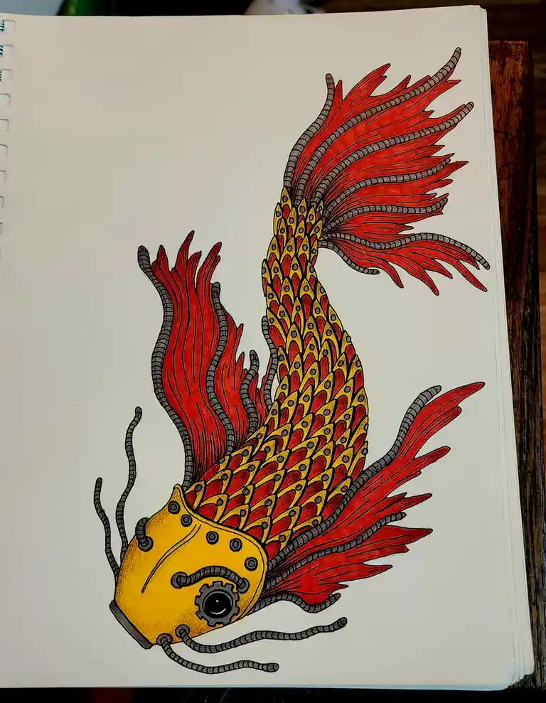 Behold My Original Design: The Cyborg Koi