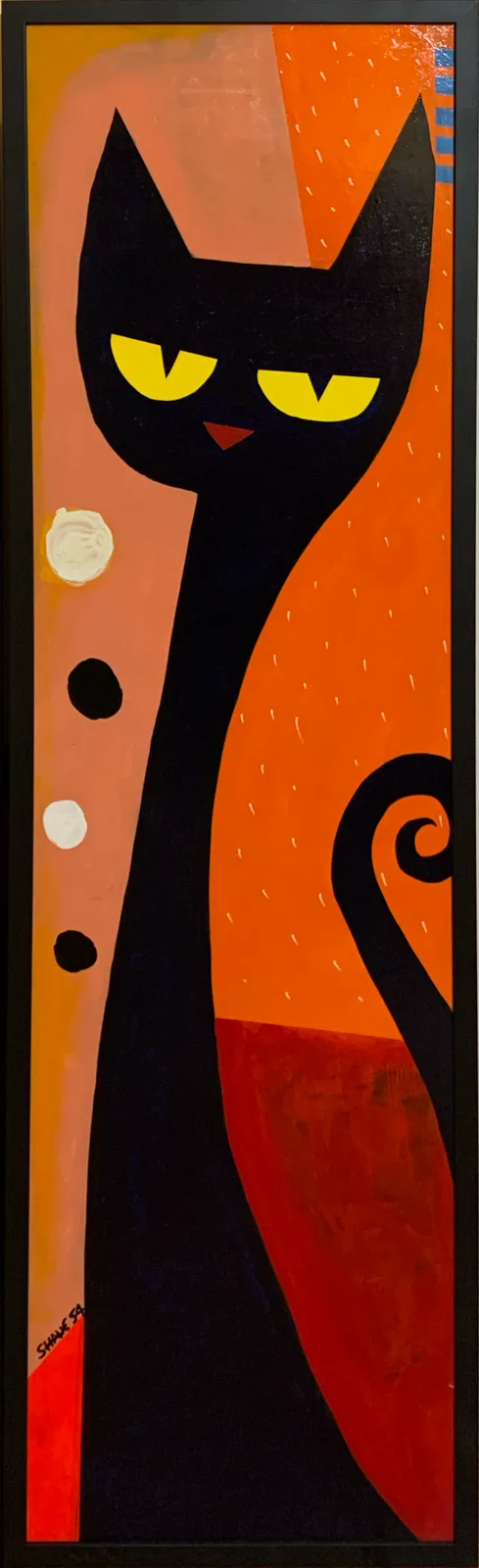 Cat Art Featuring the Enigmatic Swan Cat