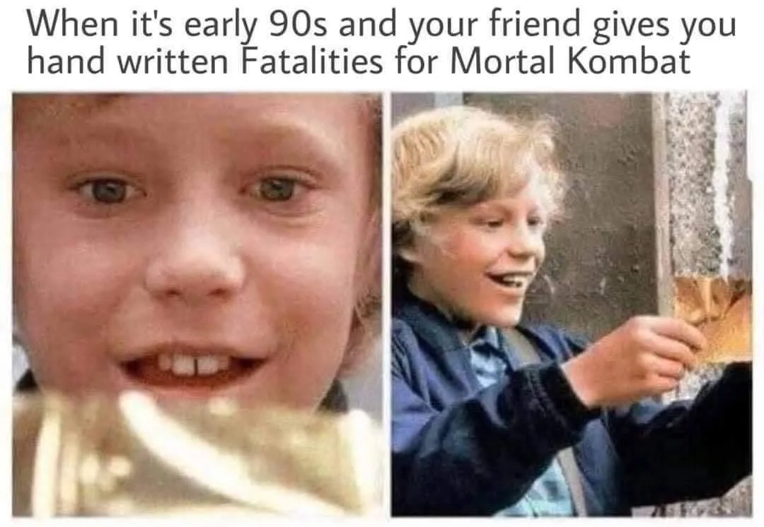 The image shows a split-screen of a young boy with a wide, joyful grin. On the left, a close-up of his face, and on the…