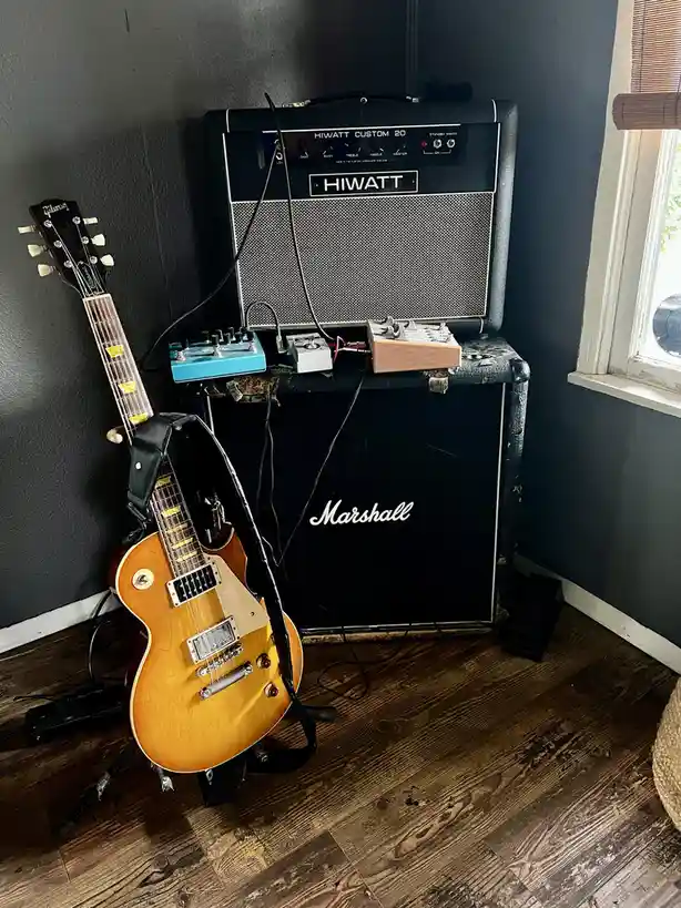 The current setup in the upstairs rig